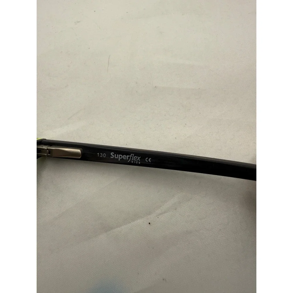Superflex Kids Eyeglasses‎ Frames Black Woodgrain Handmade Acetate New